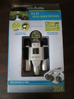 Бинокль для цифрового фотоаппарата Emerson 10x25 - новый, в открытой коробке - Изображение 1 из 2