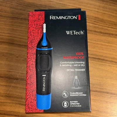 Remington WETech Detail Trimmer Battery Operated for Nose Ears Eybrows Wet Dry - Image 1 of 2