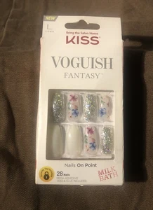 Gel Kiss Fantasy y Uñas Colección Elegante MEDIANAS Y LARGAS 24-28 unidades Nuevo en caja - Imagen 1 de 2