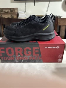 Wolverine Bolt Durashocks Carbonmax Toe Work Shoe Black Mesh W231000 Men SZ 9 - Picture 1 of 12