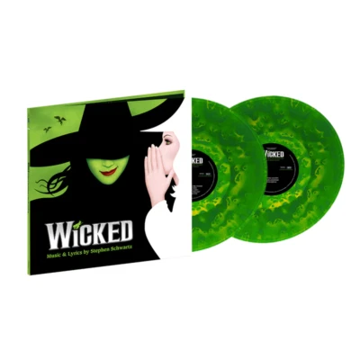 Wicked 20th Anniversary Broadway Recording Green Vinyl Lenticular 24 Page Book — 第 1/4 张图片