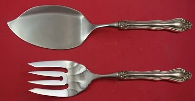 Juego de servir pescado personalizado George & Martha de Westmorland de plata esterlina de salmón Foto 1 de 3