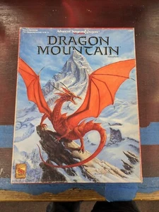 Dragon Mountain Unpunched W/Poster AD&D 2ND Edition 1089 TSR - Picture 1 of 14