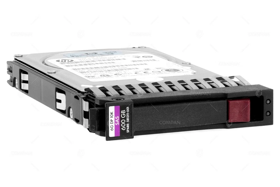 581311-001 HP HDD 600GB 10K SAS 6G 2.5" SFF HOT-SWAP - Immagine 1 di 4