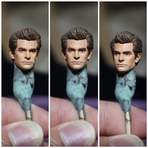 1/12 Handmade Painted Andrew Garfield Spider-man Head Carved Model Toys SHF Size - Picture 1 of 5