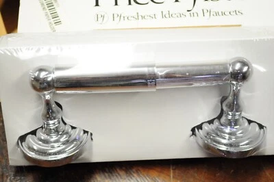 Soporte de papel higiénico Pfister BPH-R0CC Redmond doble poste cromo pulido - NUEVO Foto 1 de 4