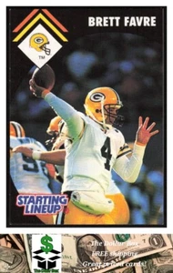 1995 Kenner Starting Lineup Cards #517209 Brett Favre - Green Bay Packers - Picture 1 of 2