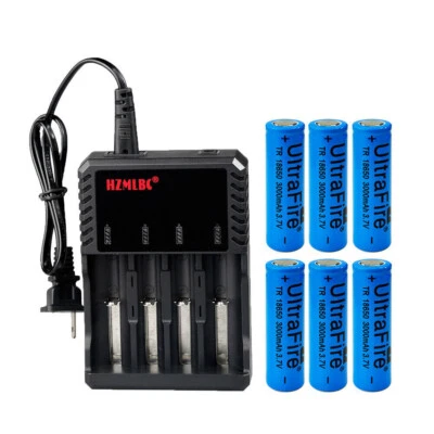 3.7V Rechargeable Battery Flat Top Lithium Batteries Cell - Image 1 of 4