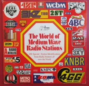 Doble LP "The World Of Medium Wave Radio Stations" Dx Special" Jumbo " - Picture 1 of 5