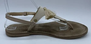 Hey Marley Pom De Paris Thong Sandal Tassel Flat Sling Back Women’s Size 41 10 - Picture 1 of 9