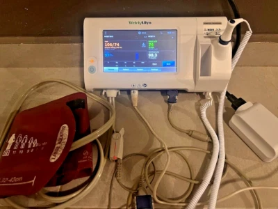 Monitor de ponto Welch Allyn Connex 74CT, novo na caixa, Nellcor SpO2, SureTemp - Imagem 1 de 4