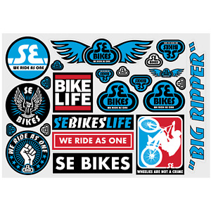 SE Bike Life Sticker Set "BIG RIPPER"  We Ride As One BMX SE Racing