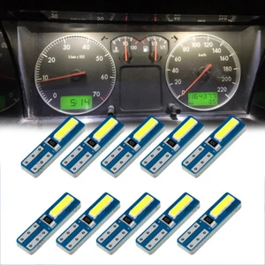 10Pcs T5 LED Bulb Canbus W3W 74 286 Super Bright Car Interior Lights Indicator - Picture 1 of 10