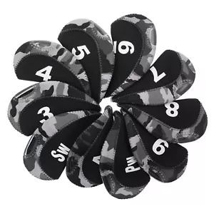 10pcs Golf Iron Sets Golf Head Covers Golf Club Cover Club Covers Golfs Golf ... - Picture 1 of 9