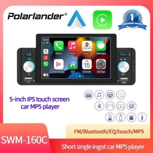 1 Din Radio de coche For Apple Carplay Android Auto 5" pantalla táctil Bluetooth - Imagen 1 de 12