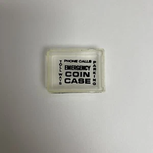 Estuche de monedas de emergencia vintage para peaje y estacionamiento - Imagen 1 de 6