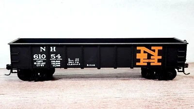 New Haven RR 40' Gondola 61054 Black Orange Roundhouse Owner Built w Kadees HO - Image 1 of 4