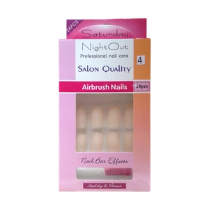False Nails Oval Short Natural Rose Beige Negligee Matte Nude Pretty Nails Tips - Picture 1 of 89