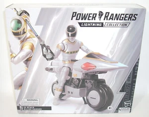 Power Rangers in Space Lightning Collection SILVER RANGER 6" Deluxe Cycle NEW - Picture 1 of 6