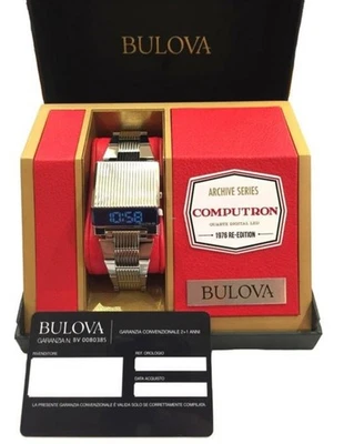 bulova computron 96C139 mai indossato. Serie limitata rarissimo e introvabile - Immagine 1 di 4