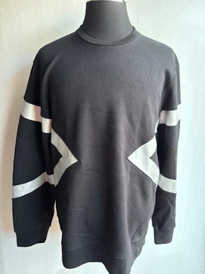⭐️ NEIL BARRETT  BLACK SILVER SHIRT SWEATSHIRT XXL / 2XL - Image 1 of 4