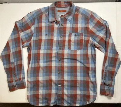 The North Face Mens Arroyo Flannel Plaid Long Sleeve Utility Shirt Blue Red L - Image 1 of 4