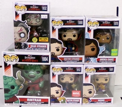 Funko Pop Doctor Strange Multiverse De Locura Lote 6 Dead Wong Rintrah América - Imagen 1 de 4