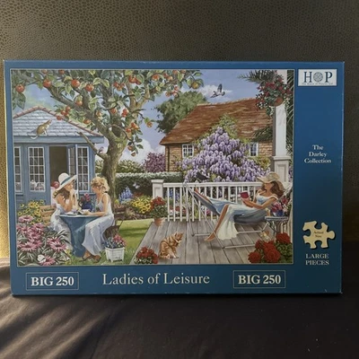 House of Puzzles HOP Big 250 Piece Jigsaw Puzzle Ladies Of Leisure complete  - Image 1 of 4