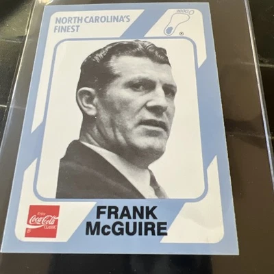 1989-90 Collegiate Collection/Coca-Cola North Carolina's Finest - Frank McGuire - Image 1 of 2