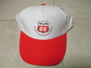 De Colección Phillips 66 Kazajstán Rojo Blanco Béisbol Camionero Correa Gorra Gorra Rara - Imagen 1 de 4