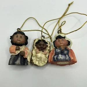 Black Holy Family Set Of Ornaments  - Picture 1 of 6