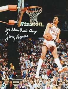 Larry Nance Phoenix Suns 1984 Slam Dunk Champ Action signiert 8x10 - Bild 1 von 1