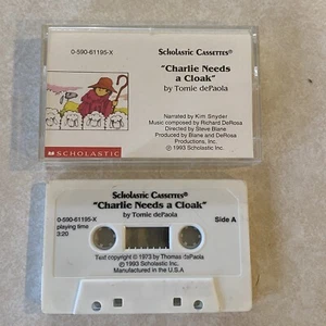 Charlie Needs a Cloak by Tomie DePaola (Audiobook on Cassette/Kim Snyder) - Imagen 1 de 1