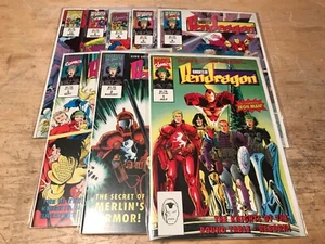 Knights of Pendragon #1 thru #10, no 6,7, 1992 Marvel Comics, Lot of 8 books, NM - Picture 1 of 9