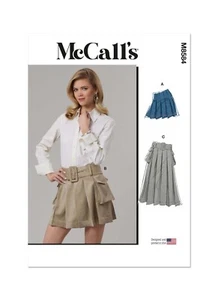 McCall's SEWING PATTERN M8584 Misses' Pleated Skirt & Belt 8-16 Or 16-24 - Picture 1 of 8