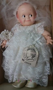 Original Rose O'Neil Cameo Kewpie by Jesco 15" 1983 LITTLE BRIDE new in box - Picture 1 of 4