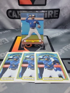 2021 Wander Franco Topps Heritage Minor League 4 Karten - Bild 1 von 2