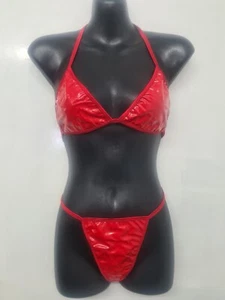 Ladies PVC Bikini Set - Picture 1 of 2