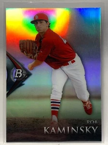BOB KAMINSKY 2014 Bowman Platinum Chrome Prospects #BPCP79 ST LOUIS CARDINALS - Picture 1 of 2