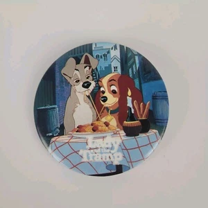 Walt Disney Lady & The Tramp Pin Button 2 1/4" - Bild 1 von 2