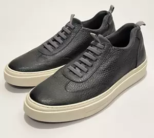 Martin Dingman David Leather Sneaker Size 9M Gray - Picture 1 of 10