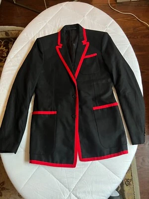 Designer "RARE" Givenchy Black Elegant Mens Wool Blazer New With Tags MSRP 2700 - Image 1 of 4