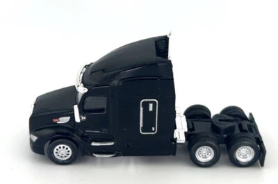 Mini plástico Peterbilt 579 negro para dormir 1/87 HO Logistics 57909 3,5" Foto 1 de 3