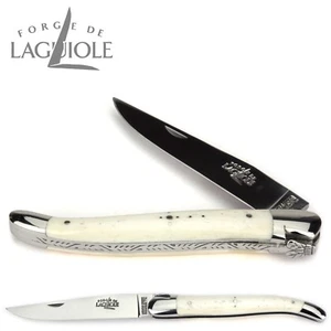 Navaja Forge de Laguiole 12 cm - Mango hueso - Cuchillo hoja 10 cm - Imagen 1 de 7