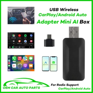 Para Apple Carplay 2 en 1 Cableado a Inalámbrico CarPlay Automático Coche Adaptador Android Automático - Imagen 1 de 9