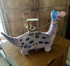 Marx Fred Flintstone on Dino/Battery Operated/Working 1960s
