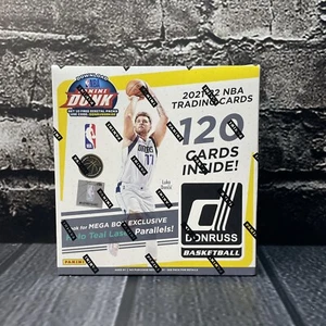 Panini Donruss NBA 2021 22 Mega Box Holo Teal Laser Parallels - Picture 1 of 2