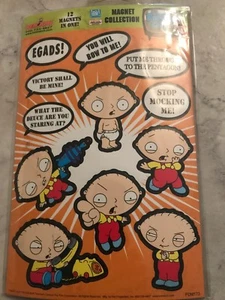 The Family Guy, Stewie Peel-Off Magnet Collection, NEW FREE SHIPPING - Picture 1 of 3