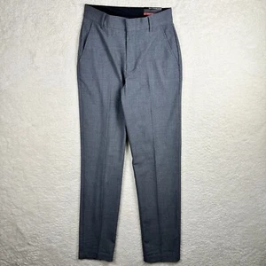 Van Heusen Boys Flex Stretch Flat Front Dress Pants Gray Size 18 Slim - Picture 1 of 12