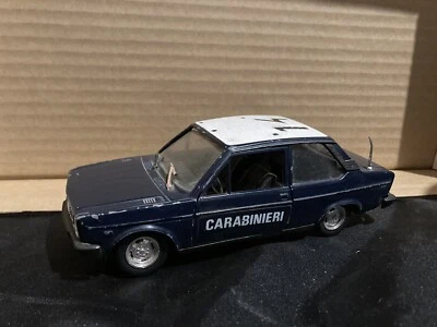 POLISTIL S33 S 33 1/25 FIAT 131 MIRAFIORI CARABINIERI Rottame Recupero VINTAGE - Immagine 1 di 4